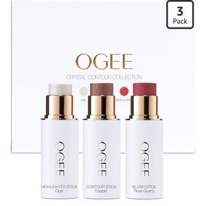 OGEE Multi-Stack Cream Stick - White with Gold Accents